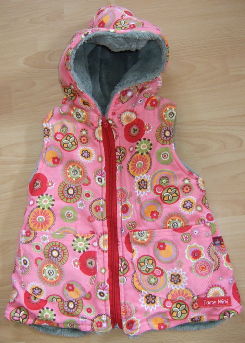 Fellweste aus Feincord