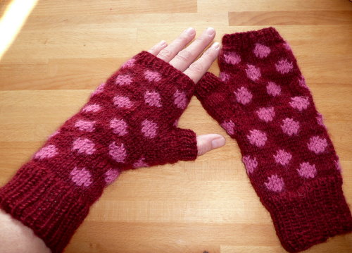 Das schne an Einstrickmustern....