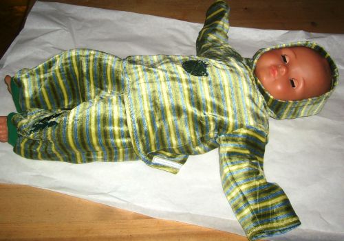 Kuschelige Babykombi in grn-blau