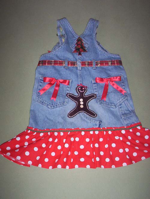 X-mas Kleid von hinten!