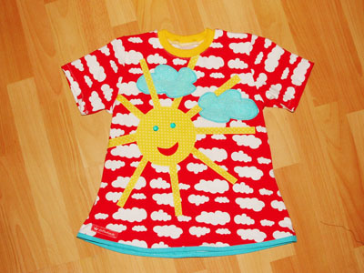Erste Sommer Zoe als T-Shirt