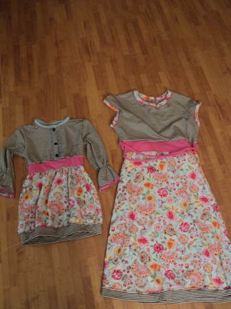 Amelie und Ottobre Kleidchen
