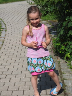 Sie ist happy