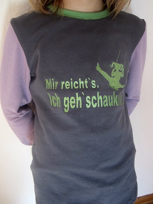 Antonia-Shirt "Mir reicht's..."