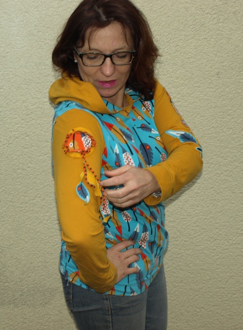 Eine Quiala im Indianerdesign,