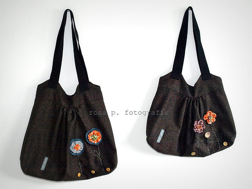 woolen bags.