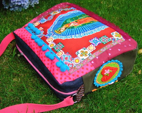 Bunte Hippie-Tasche