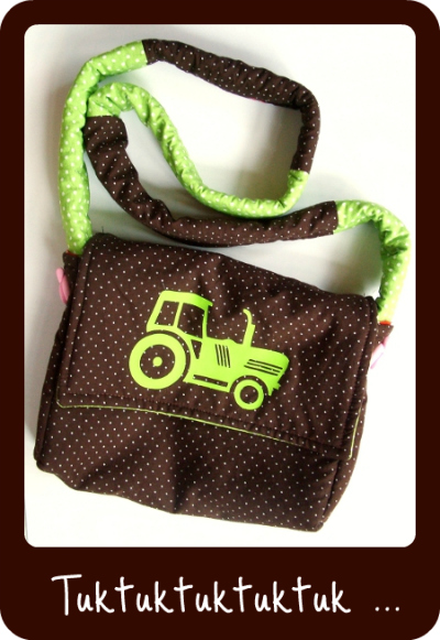Traktor-Tasche fr kleinen Jungen