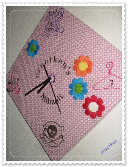 Die Anleitung f�r meine neue N�hzimmer-Uhr...