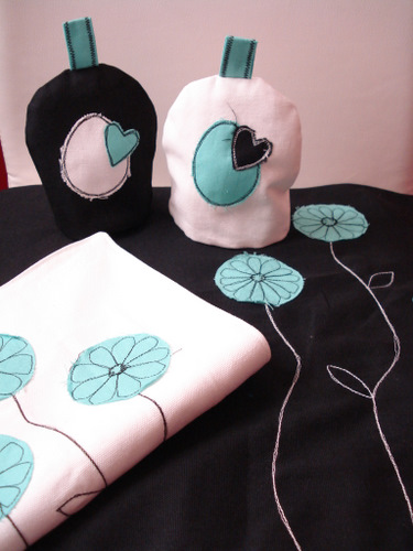 Tischsets und Eierw�rmer als Geschenke.......