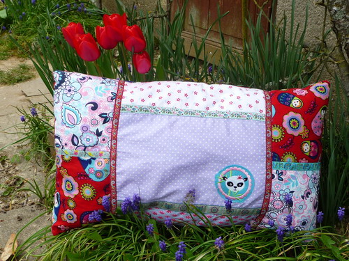Patch mit Liebe Kissen