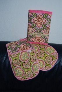 Kalenderhlle und Backblechhandschuh...