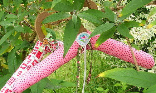 aufgeh�bschte Kleiderb�gel...