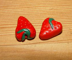 Fimo Erdbeere