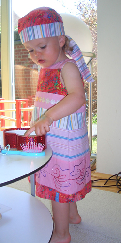 Schner Stoff - schlichter Schnitt _ 2