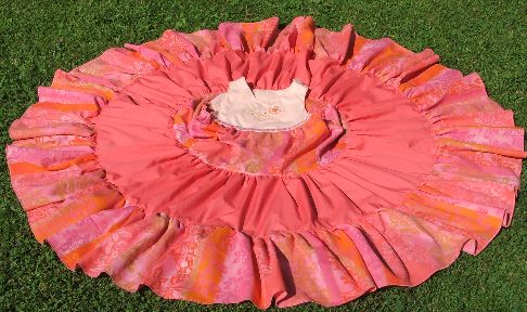 Kleid liegend