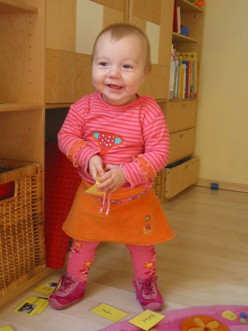 Kuschelrckchen angezogen