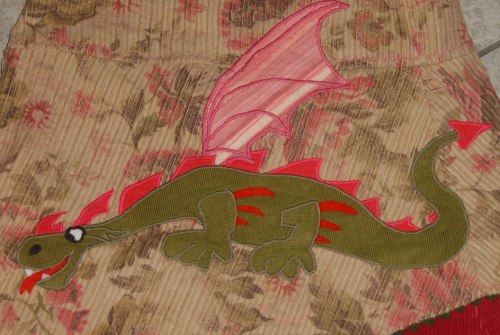 der Drache im Detail