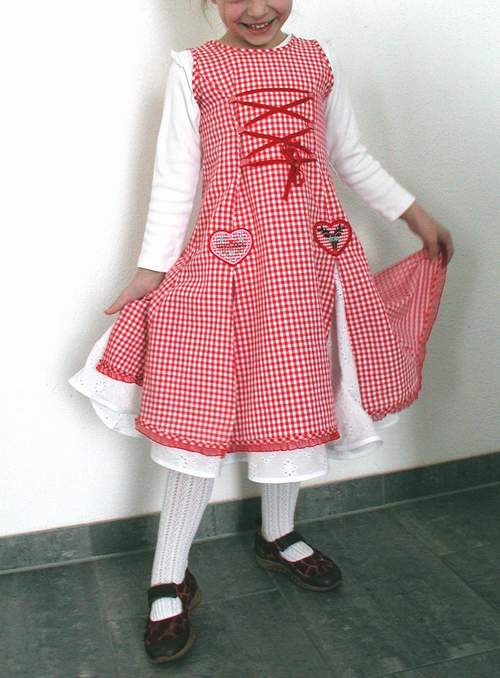 Alpenglhen Kleid nach Muriel...