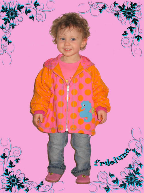 Wendejacke mit Unterwasser-Applis