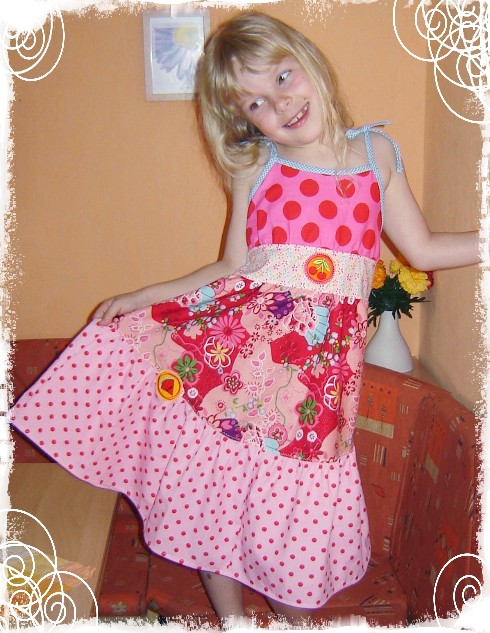 Blusentop als Kleid