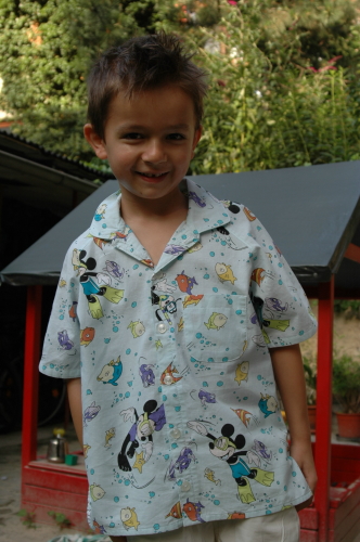 Ein Mickey-Hemd