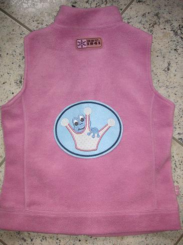 Frosch-Weste aus Fleece