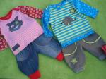 Shirts und Hose im Doppelpack