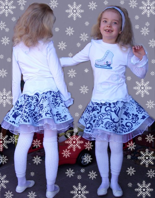Vom Schnee inspiriert