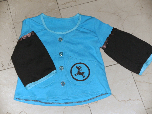 Die Jacke zu Vorsicht wild !