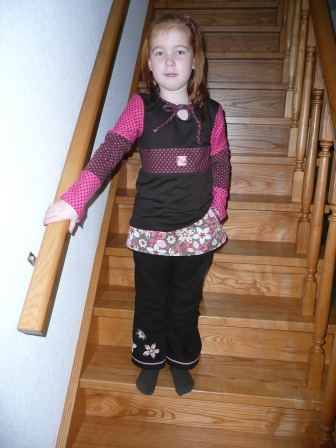 broek winona en shirt antonia voor Maaike