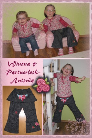 Fransen-Jeans Winona und Partnerlook-Antonia