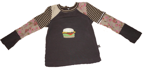 Ein "Verdrehter-Burger"-Shirt...