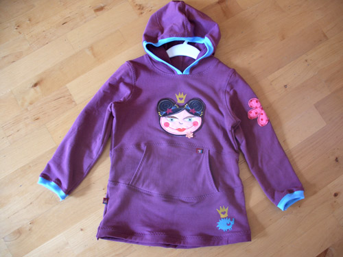 Ein Kurzkleidchen aus Kuschelsweaty....