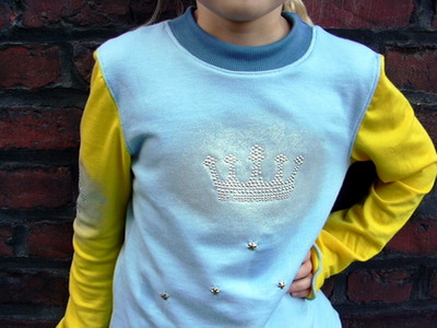 Glitzerpulli fr groe coole Mdels