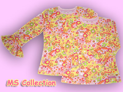 Zwei Hippie-Volantshirts