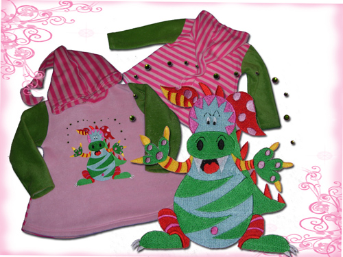 Drachenshirt fr kleine Damen