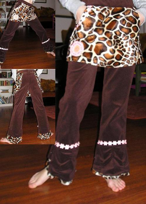 Tiere-Schrzenhose