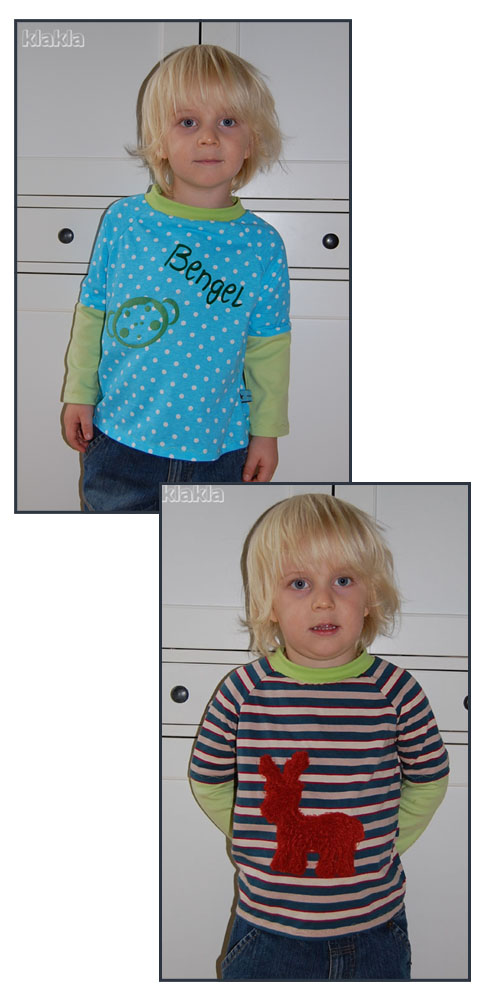 Shirts am Kinde