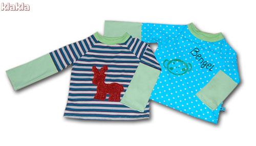 Zwei schnelle Langarmshirts...