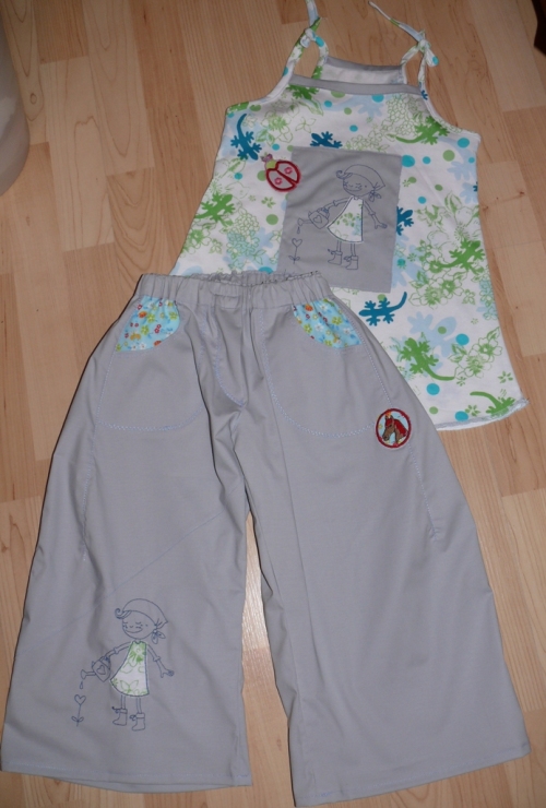 Hier mit der Hose