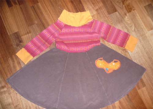 aus Kleid wird Rock