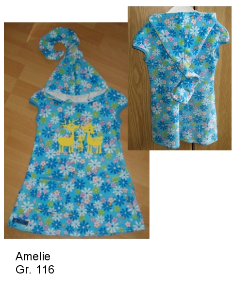 Amelie mit Kringelkapuze