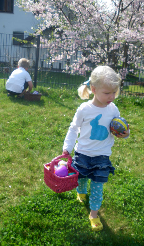 Auf Ostereierjagd...