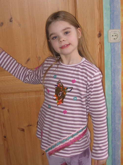 Diese Imke..mit Glitzer Reh