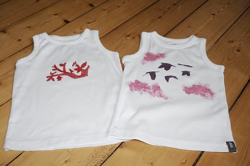 birds on shirts