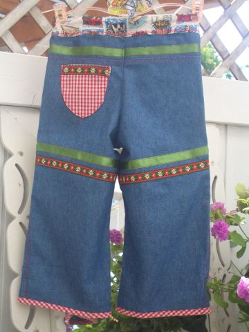 Bayerische Herzhose / Hinterteil