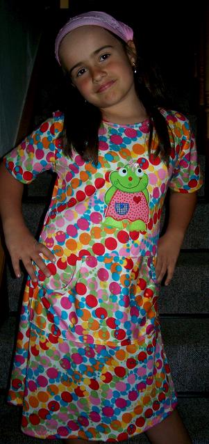 Hauskleid im Retrolook