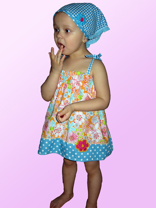 Kleid + Kopftuch