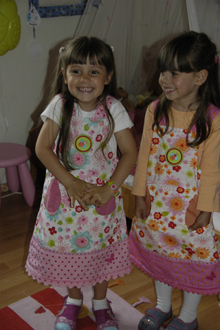 Partnerlook angezogen!